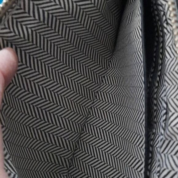 Jen & Co NWT Grey Snakeskin Leather Handbag Includes Crossbody & Wristlet Straps - Picture 7 of 9